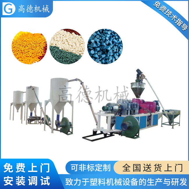 SJSZ80錐形雙螺桿造粒線